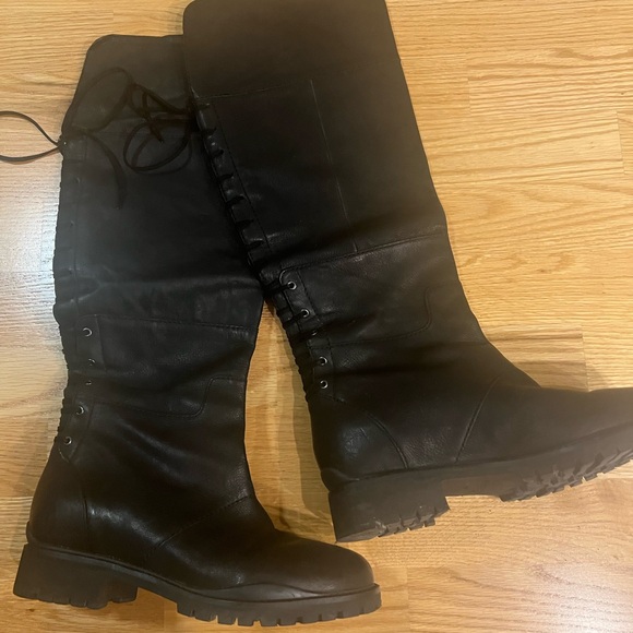 Nine West Black Over the Knee Boots